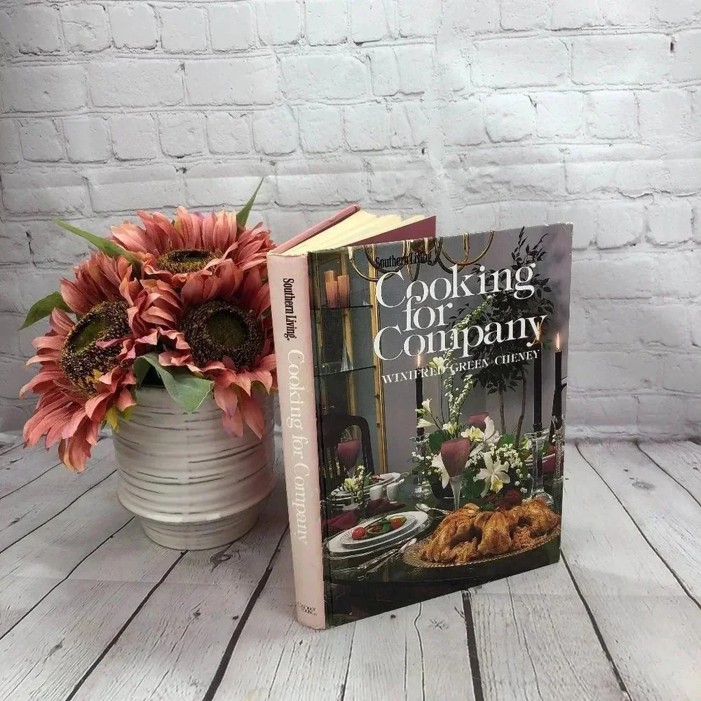 vintage southern living cooking for company cookbook 1985 country cottage